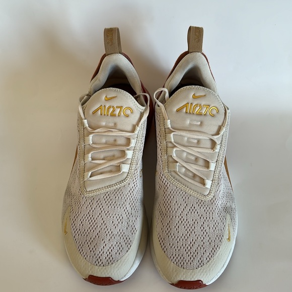 Nike Air Max 270 Light Cream Metallic Gold AH6789-203 Shoes Women’s Size 9 - Picture 13 of 16